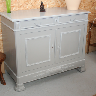 Buffet Bas en chêne laqué