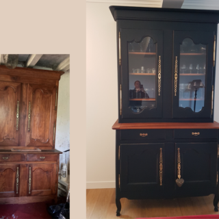 Buffet deux corps relooké